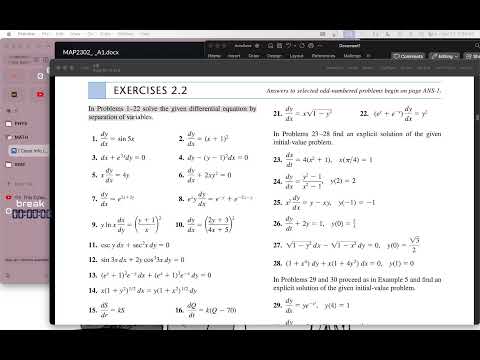 study with me DiffEQ and Phys