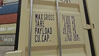 40ft High Cube One-Trip Container from SolidBox Container