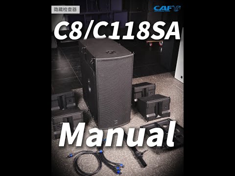 CAF Audio C8/118SUB Rigging Upgrade: One kit. Multiple setups.