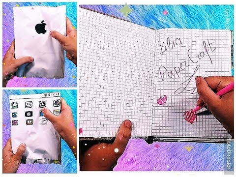Paper squish notebook in the form of an iPad