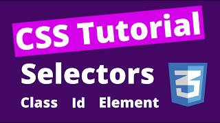 5 Important CSS Selectors  (CSS Tutorial for Beginners (2020) - #3)