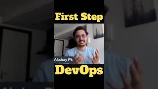 First Step for DevOps Practice #shorts