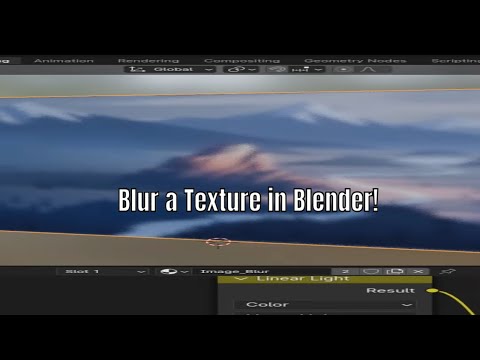 How to Blur a Texture in Blender! 📷 #shorts #blender #tutorial #3d #blendertutorial #3dmodeling