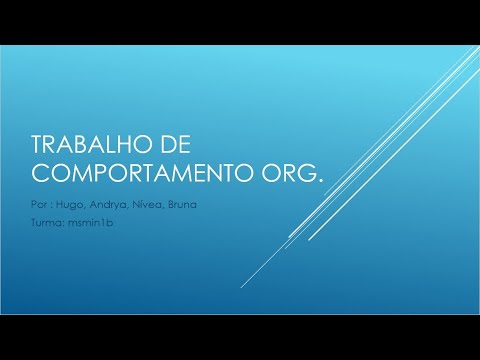 Trabalho de comportamento ORG. ( Henry Ford )