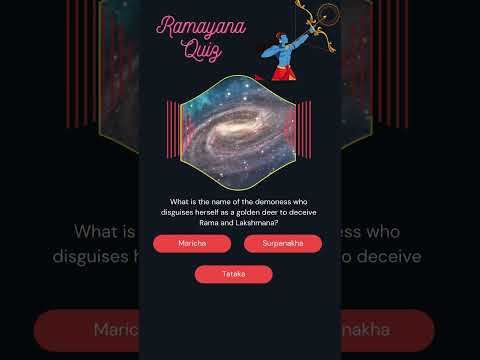 Ramayana Quiz - Know your Epics series