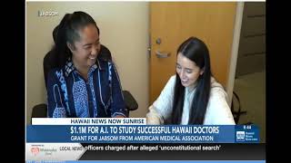JABSOM AMA Precision Education Grant featured on Hawaii News Now