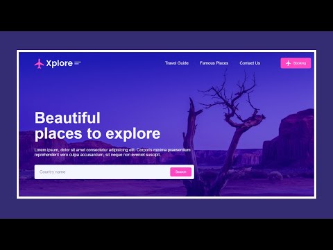 Web Design Tutorial: Building a Stylish Website Header with HTML and CSS