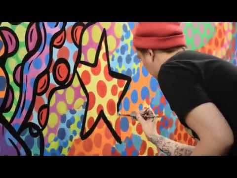 Painting a Huge Indoor Mural