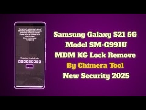 S21 5G G991U Knox  remove By Chimera one Click