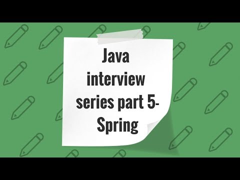 Important  questions and answers | Java interview series part 5 - Spring framework