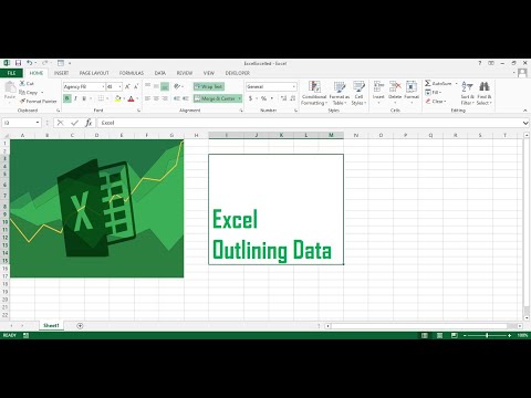 Outlining Data (Excel Tutorial) - explained in (Urdu/Hindi)