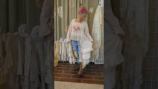 # upcycled clothing #how to upcycle clothes #boho top tutorial
