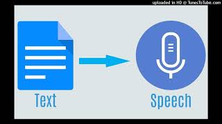 Natural TTS demo - English