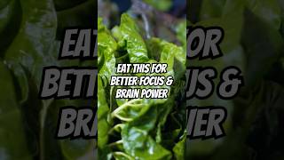 Eat This for Better Focus & Brain Power! #BrainFood #MentalClarity #HealthyMind #Superfoods