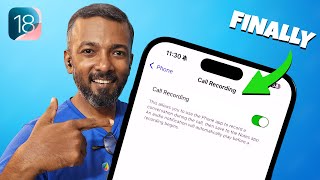 iPhone call recording support via iOS 18.1 #iOS #iPhonecallrecording