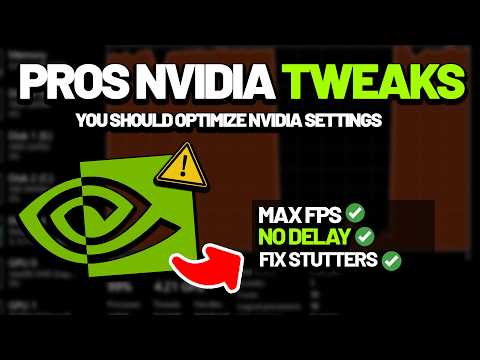 How Pros Optimize NVIDIA Control Panel for Max FPS & Low Input Lag