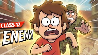 The Enemy Class 12 in Hindi animation | Full ( हिंदी में ) Explained | Class 12 The Enemy