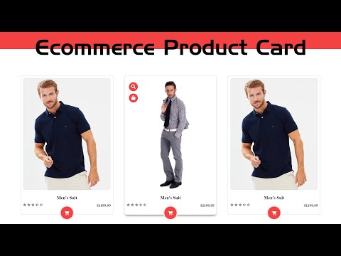 Product Card - 02 || Ecommerce Card || With Bootstrap or Core CSS Without Bootstrap || Sabur Ali