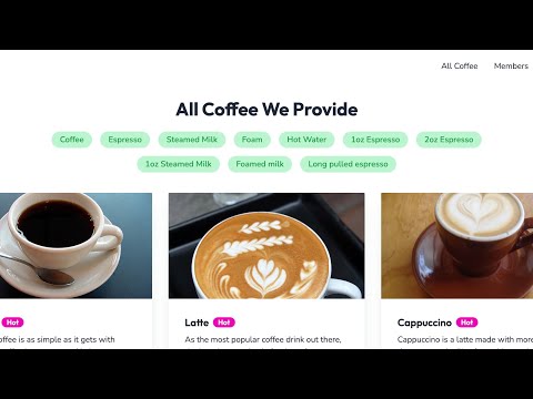 Coffee Shop Project - Part 9 : Custom Badges and Coffee Filtering