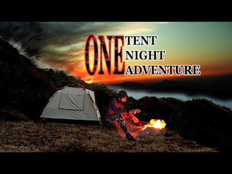 How I made it 🥵 || My First Solo night camping 🏕️