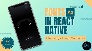 React Native Custom Fonts // Pro Tip
