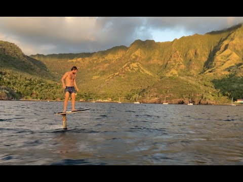 Julian Bradley on Code Foils on the  Marquesas Islands, Pacific Ocean