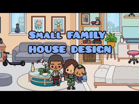 Small Family House Design #toca #tocalife #tocalifeworld #famiyhouse #housemakeover #design