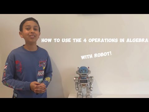 How to use the 4 operations in algebra