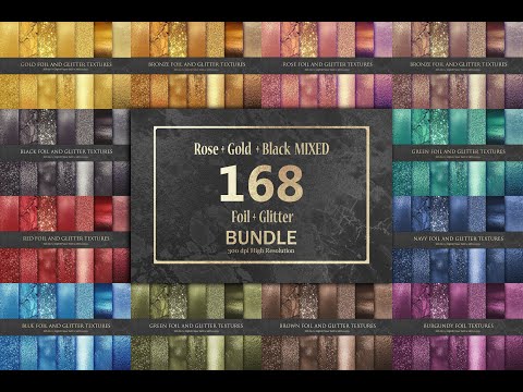 Get 168 Foil Glitters Textures on Webmaster-DEALS