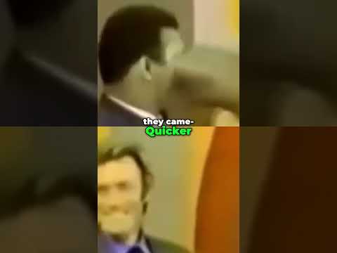 Muhammad Ali Spars With Clint Eastwood Comparing Legends with Today's Fighters #shorts