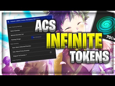 [NEW] Anime Champions Simulator - Infinite Talent Tokens -  Roblox Script | Fazium Hub