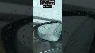 RAIN ON CAR WINDOW #rainoncar #rainyday #rainonwindow