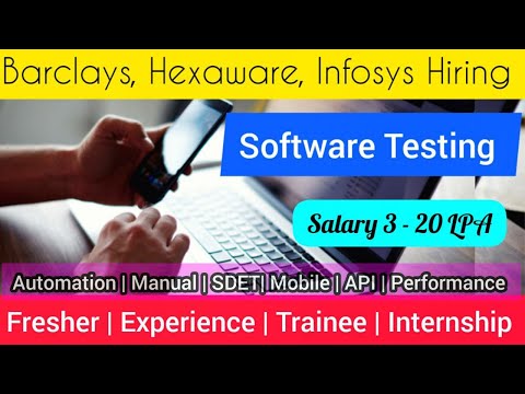 Software testing jobs for freshers and Experienced | Remote jobs | #jobsuccesspoint4u