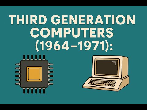 Third Generation Computers (1964–1971): The Rise of Integrated Circuits