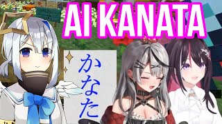 Sakamata Chloe Annoyed At AI Kanata | Minecraft [Hololive/Sub]