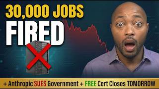 ORACLE FIRES 30,000 TONIGHT? + Anthropic SUES the Government + FREE Cert Closes TOMORROW