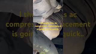 2007-2012 Acura MDX ac compressor replacement - I thought it’s quick but things happen #acuramdx