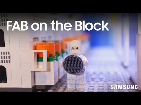 Samsung Semiconductor Factory Made with Blocks - Special Clean Room | Stop Motion