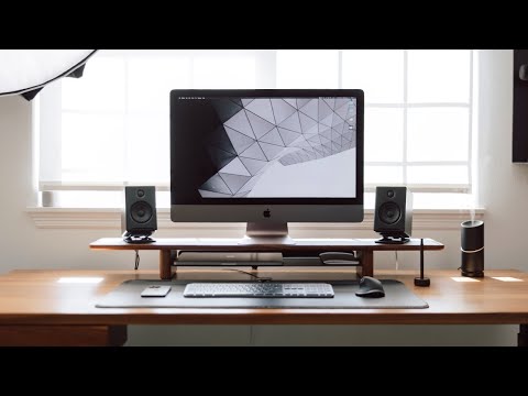 Minimal and Productive Desk Setup | Workspace 2021