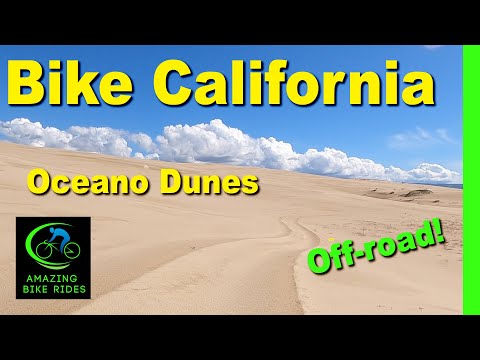 45 Minute Virtual Bike Ride | Oceano Dunes California | Cycling Workout | Travel Video