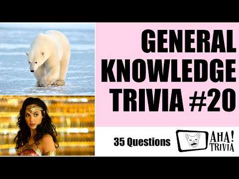 General Knowledge Trivia #20 | Which actress starred as Wonder Woman?