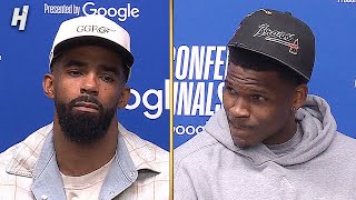 Anthony Edwards & Mike Conley Talk Game 5 LOSS vs OKC Thunder, FULL Postgame Interview