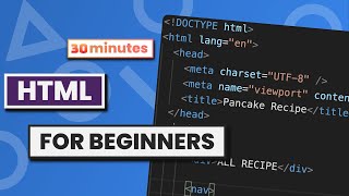 HTML Basics for Beginners | HTML Fundamentals | HTML Crash Course