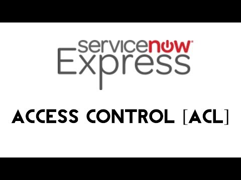 ServiceNow Express: Access Control