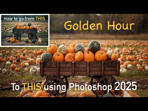 How to Achieve Golden Hour Effect in Photoshop 2025