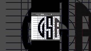 Logo design challenge Day 4/30 | Logo design process using grid | illustrator #tutorial