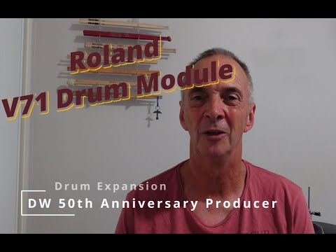 Hear the Roland V71 Drum Expansion DW 50 Anniversary Producer Position