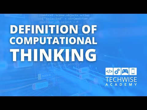 What is Computational Thinking? Chalkboard explanation.
