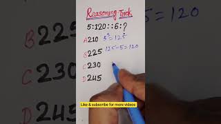 Reasoning Analogy।। Reasoning trick 👍#youtube short #viral short #maths #mathstricks #tricks #maths