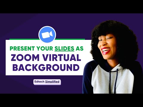 How to Use Presentation Slides as Your Zoom Virtual Background